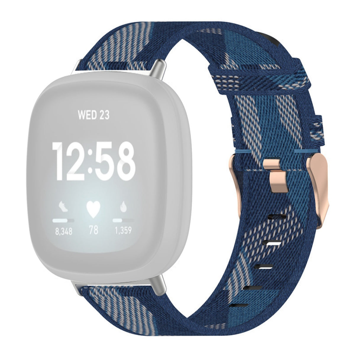 For Fitbit Versa 4 Sense 2 Smart Watch Strap Pin Buckle Nylon Wrist Band Replacement For Fitbit Versa 4 Sense 2 Smart Watch Strap Pin Buckle Nylon Wrist Band Replacement